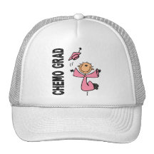Pink CHEMO GRAD 1 (Breast Cancer) Trucker Hats