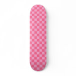 Pink Chequerboard skateboards