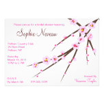 Pink Cherry Blossom Bridal Shower Invite