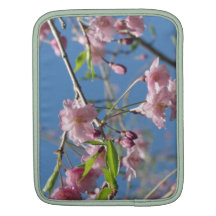 Pink Cherry Blossoms iPad Sleeve