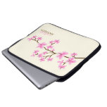 Pink Cherry Blossoms Tree Laptop Computer Sleeve