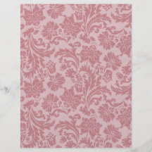 Pink Chintz Pattern Card Stock DIY Scrapbooking Full Colour Flyer