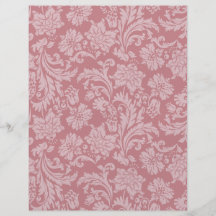 Pink Chintz Pattern Card Stock DIY Scrapbooking Full Colour Flyer