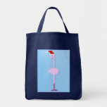 Pink Christmas Flamingo 1 Bags