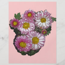 Pink Chrysanthemum Gifts Personalized Flyer
