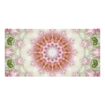 Pink Chrysanthemums Kaleidoscope Art 3