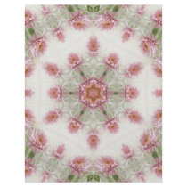 Pink Chrysanthemums Kaleidoscope Art 4