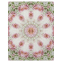 Pink Chrysanthemums Kaleidoscope Art 6
