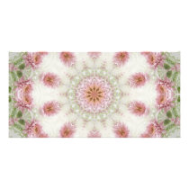 Pink Chrysanthemums Kaleidoscope Art 6
