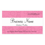 Pink Circles Business Cards