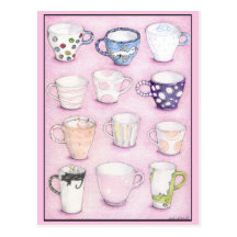 Pink Collection Postcard