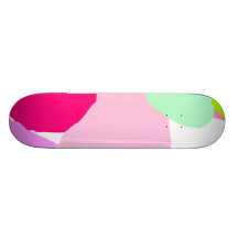 Pink Column Watcher Daytime the Sun Skateboard Decks