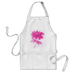 Pink Coreopsis Flower Art Apron