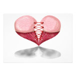 Pink Corest Heart Personalized Invite
