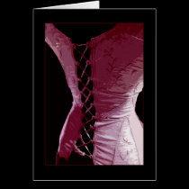 Pink Corset - Card (Customize)
