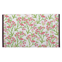 Pink Country Wildflowers Caseable Case iPad Folio Case