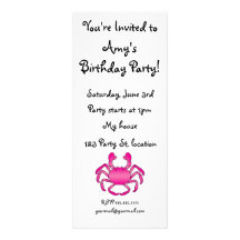 Pink crab announcement