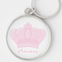 Pink Crown - Princess Key Chain