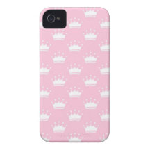 Pink crowns iPhone 4 Case-Mate cases