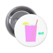 pink cup button