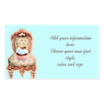 Pink Cupcake and Roses Business Profile Cards Business Cards