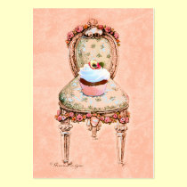 Pink Cupcake Bakery Business Profile Card business cards