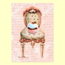 Pink Cupcake Bakery Business Profile Card business cards