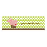 Pink Cupcake & Butterfly Thank You Custom Gift Tag