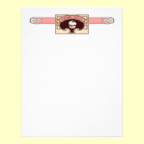 Pink Cupcake Couture Letterhead Logo letterhead