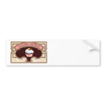 Pink Cupcake Couture Sign Logo Banner Bumper Sticker
