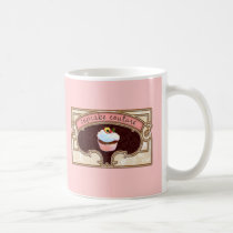 Pink Cupcake Couture Sign Logo Banner mugs