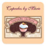 Pink Cupcake Couture Sign Logo Banner Stickers