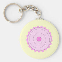 Pink Cupcake. Keychains