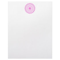 Pink Cupcake. Customized Letterhead