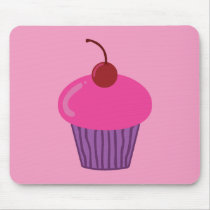 Pink Cupcake Mouse Pads