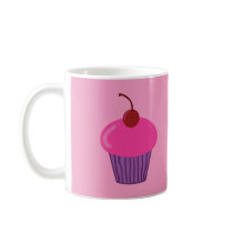 Pink Cupcake Mugs