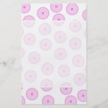 Pink Cupcake Pattern. Full Color Flyer