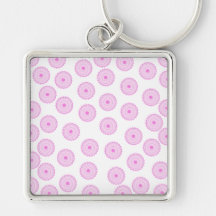 Pink Cupcake Pattern. Keychains