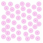 Pink Cupcake Pattern. Cut Outs
