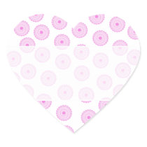 Pink Cupcake Pattern. Sticker