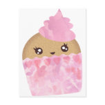 Pink Cupcake Postcard