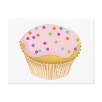 Pink Cupcake Postcards