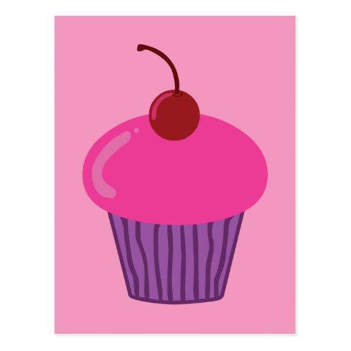Pink Cupcake Postcards