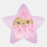 Pink Cupcake Stickers