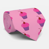 Pink Cupcake Tie