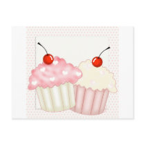 Pink Cupcakes Post Cards