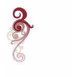 Pink Curly Swirl T-Shirt Dark