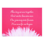 Pink Custom Rehearsal Dinner Invitation