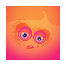 Pink Cutie Bubble Canvas Prints