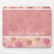 pink daises ~ bridal shower mouse pads